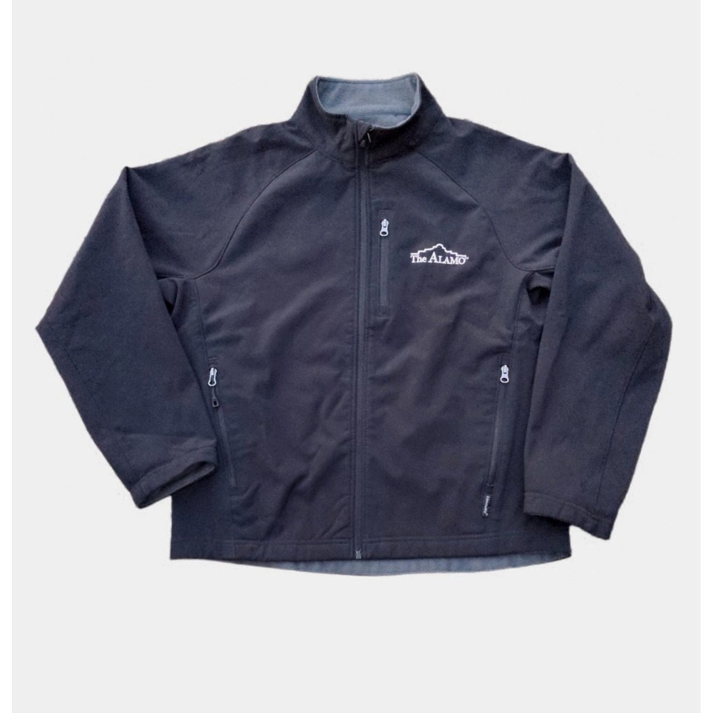 Landway Mens Soft Shell Full Zip Jacket M Fleece Lined 'The Alamo' Logo Texas